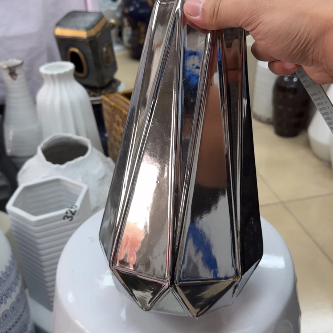 瓷片陶瓷工艺花瓶摆件
