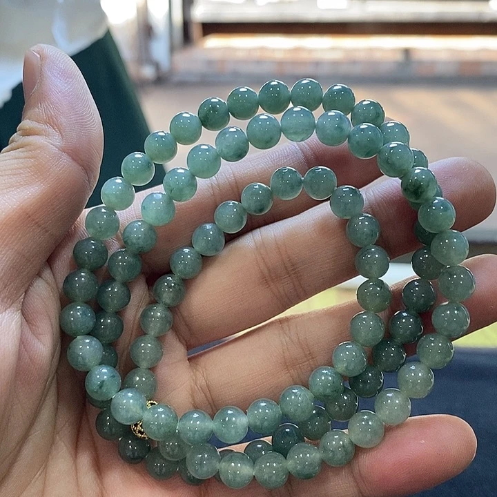 未镶嵌定制翡翠翡翠珠链