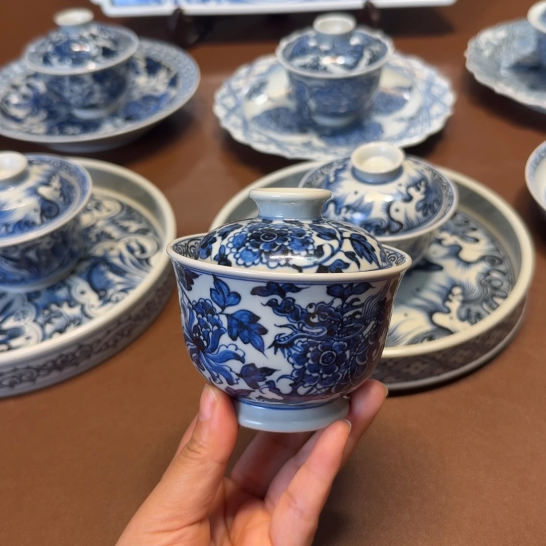 手工手绘茶具微瑕