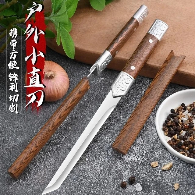 618水果刀家用神笔小直刀锋利高硬度户外精品便携小刀子