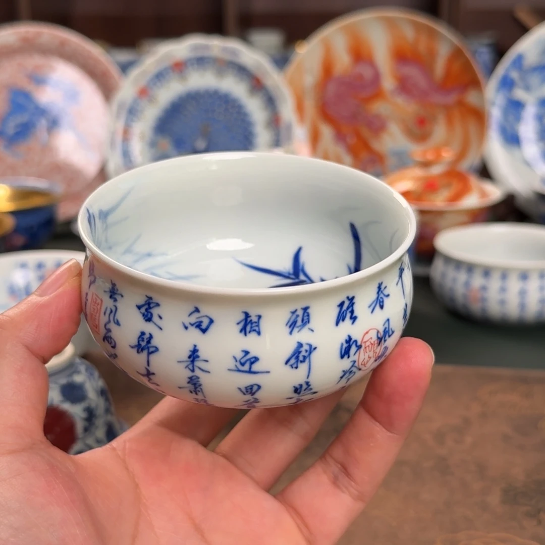 纯手工手绘陶瓷茶具