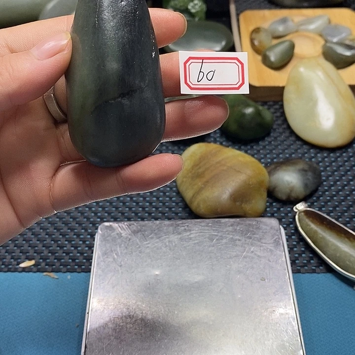 和田玉未镶嵌挂件60