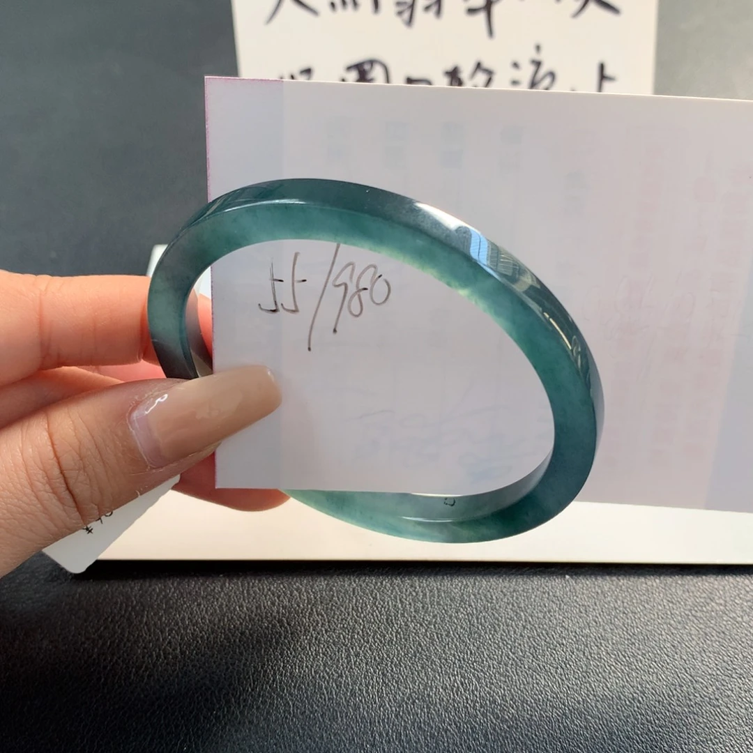 翡翠未镶嵌手镯天然翡翠