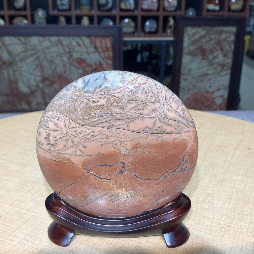 紫砂广西国画石摆件，收藏观赏