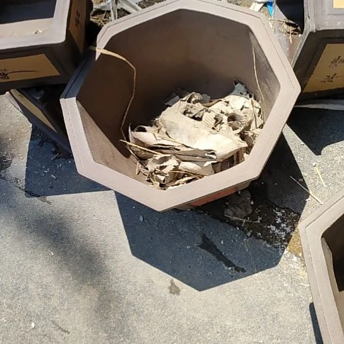 茗***斋八角对角外口径53厘米左右2个