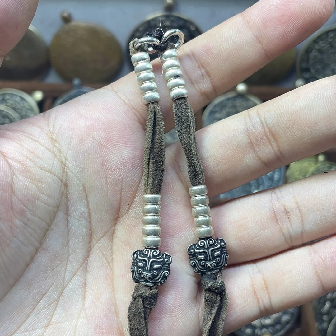 纯银支巴扎计数器一对