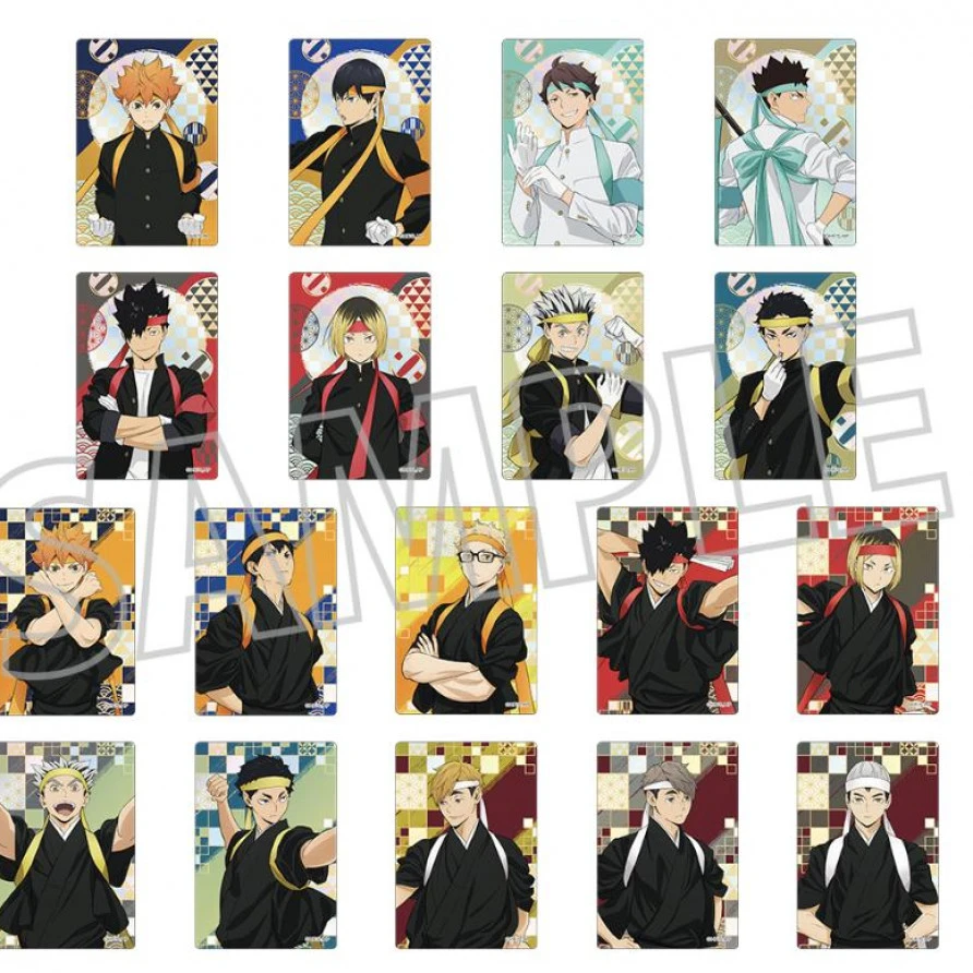 【排球少年】新旧应援极光艺术 透卡卡片  日谷盲盒代拆