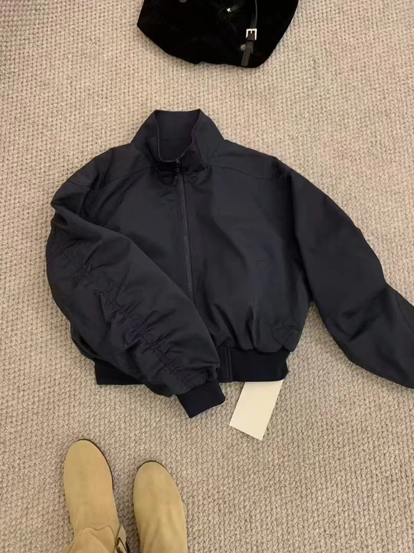 圆领时尚宽松外套2508