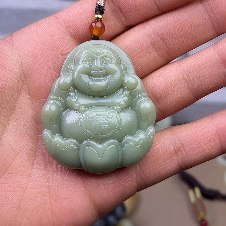 和田玉吊坠(不含链)未镶嵌