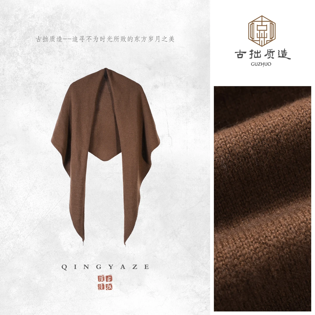 百搭三角围巾！纯羊毛围巾！90101