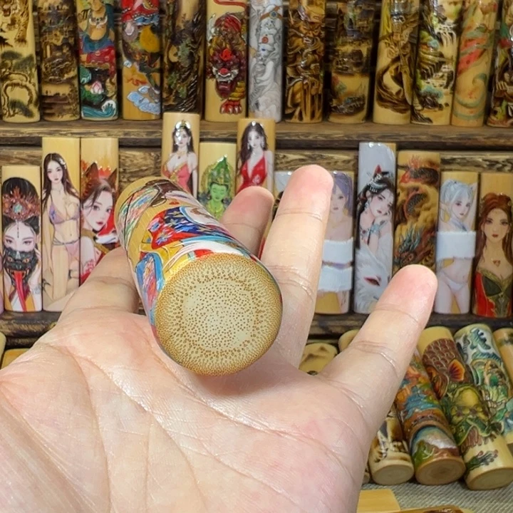 早***实香榧木实心玉竹 实心玉竹