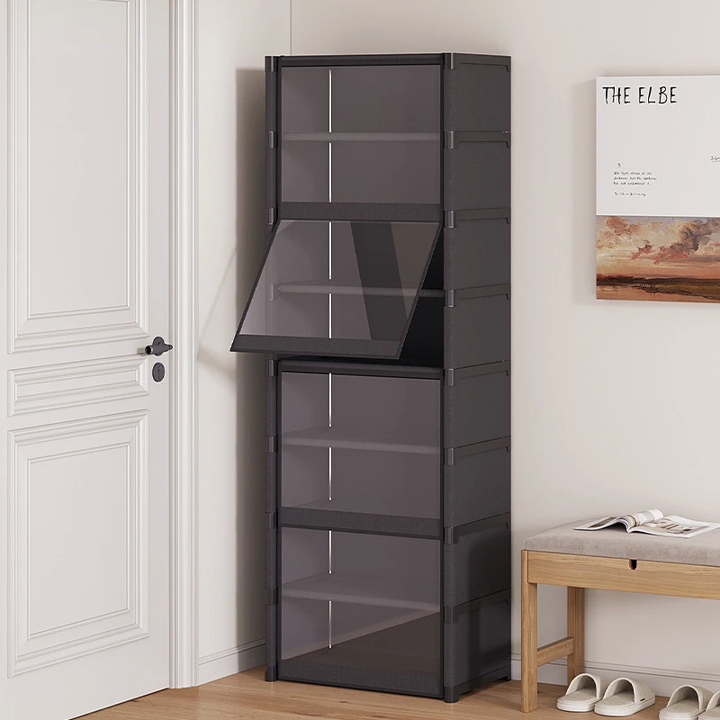 鞋架多层家用门口结实耐用防尘透明鞋子置物架宿舍简易鞋柜收纳