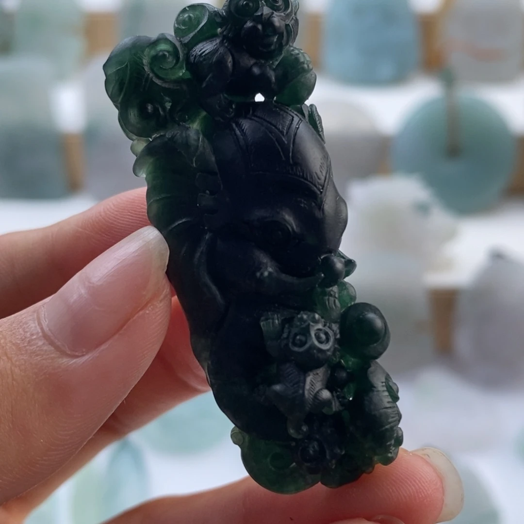 未镶嵌定制翡翠干*醉毛货无鉴赏期
