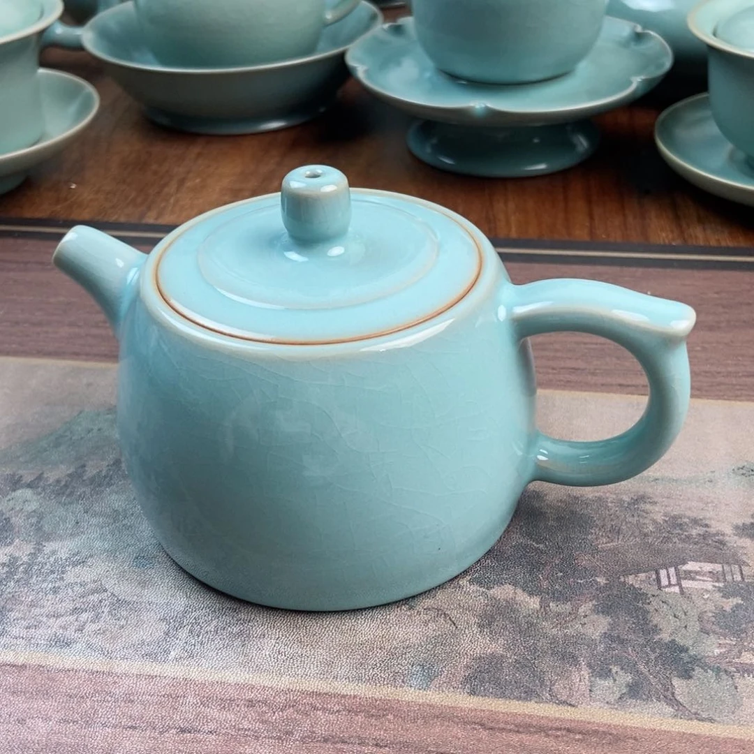 摆件原产地原矿汝瓷～茶器