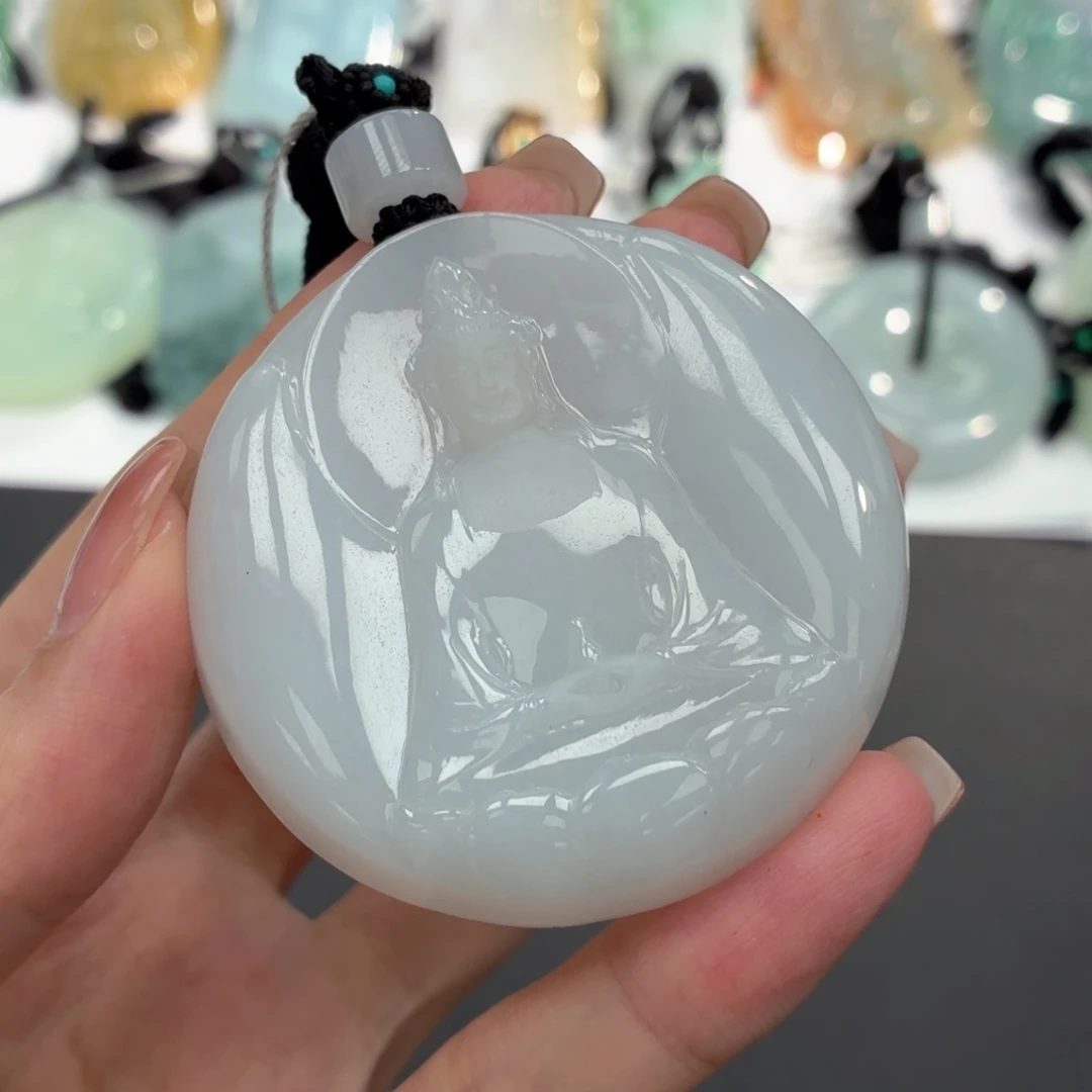 翡翠未镶嵌颈饰多样性选其一发货