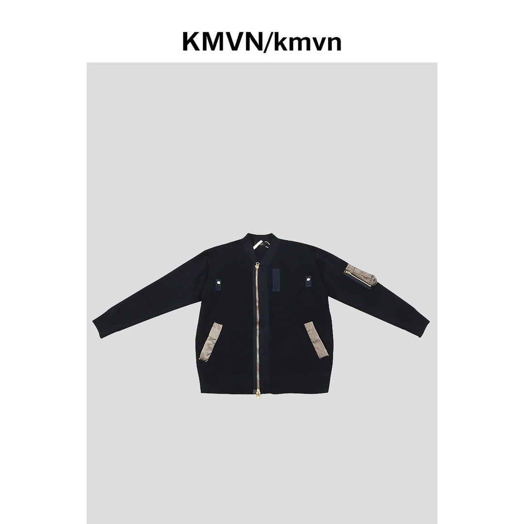 【青名】2024秋季新款时尚潮流原创设计时尚针织开衫