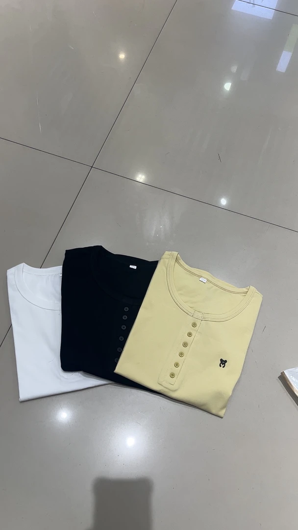 27 扣子小熊半袖