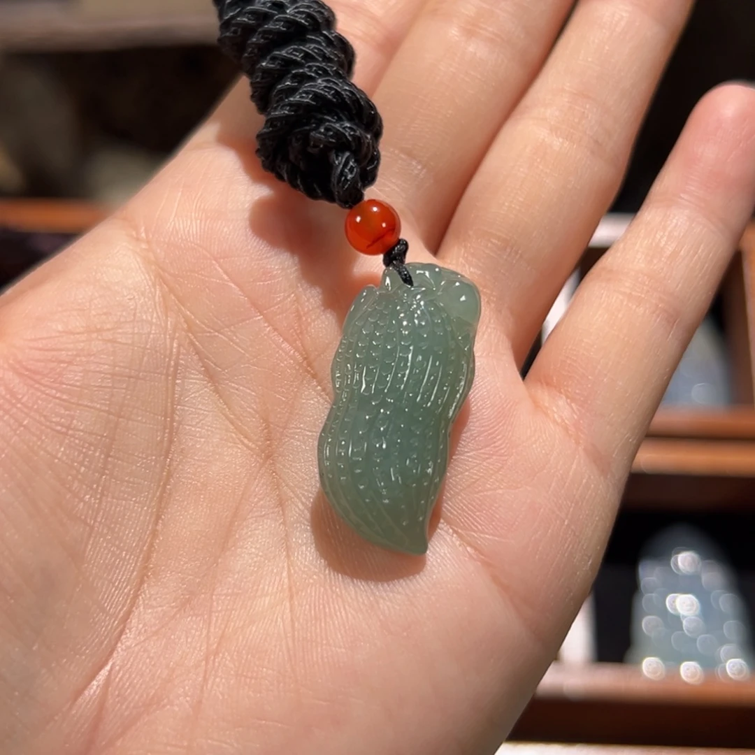 翡翠未镶嵌颈饰天然