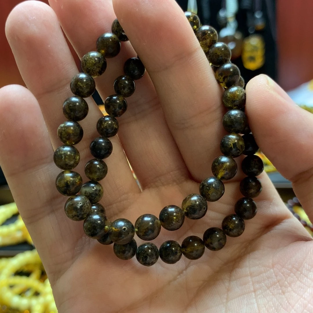 未镶嵌琥珀珠宝奇石多样性发其一