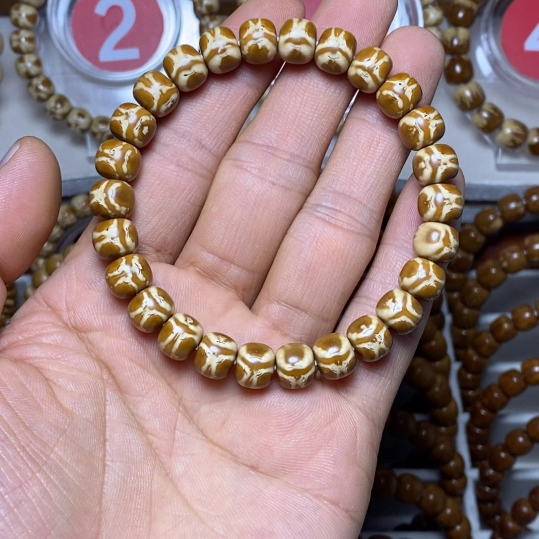 紫金鼠手串实心紫金鼠黄金甲三花鬼脸9.4