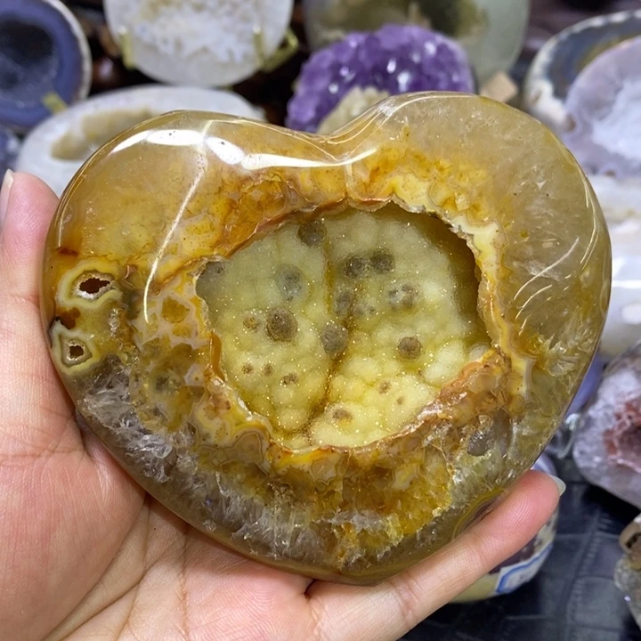 未镶嵌珠宝半成品水晶软糖啵啵爱心