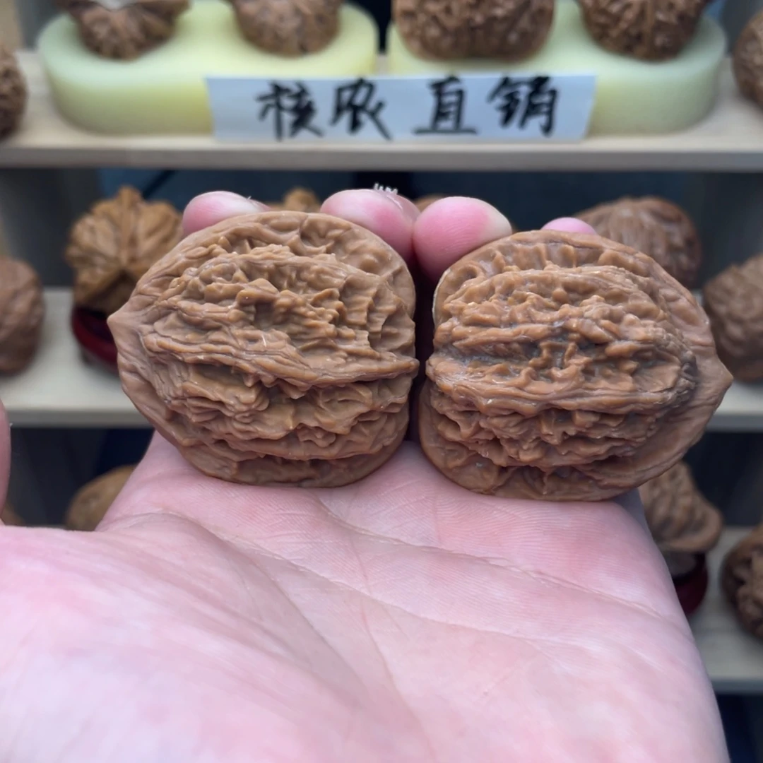 吊坠文玩核桃虎头41全品无修