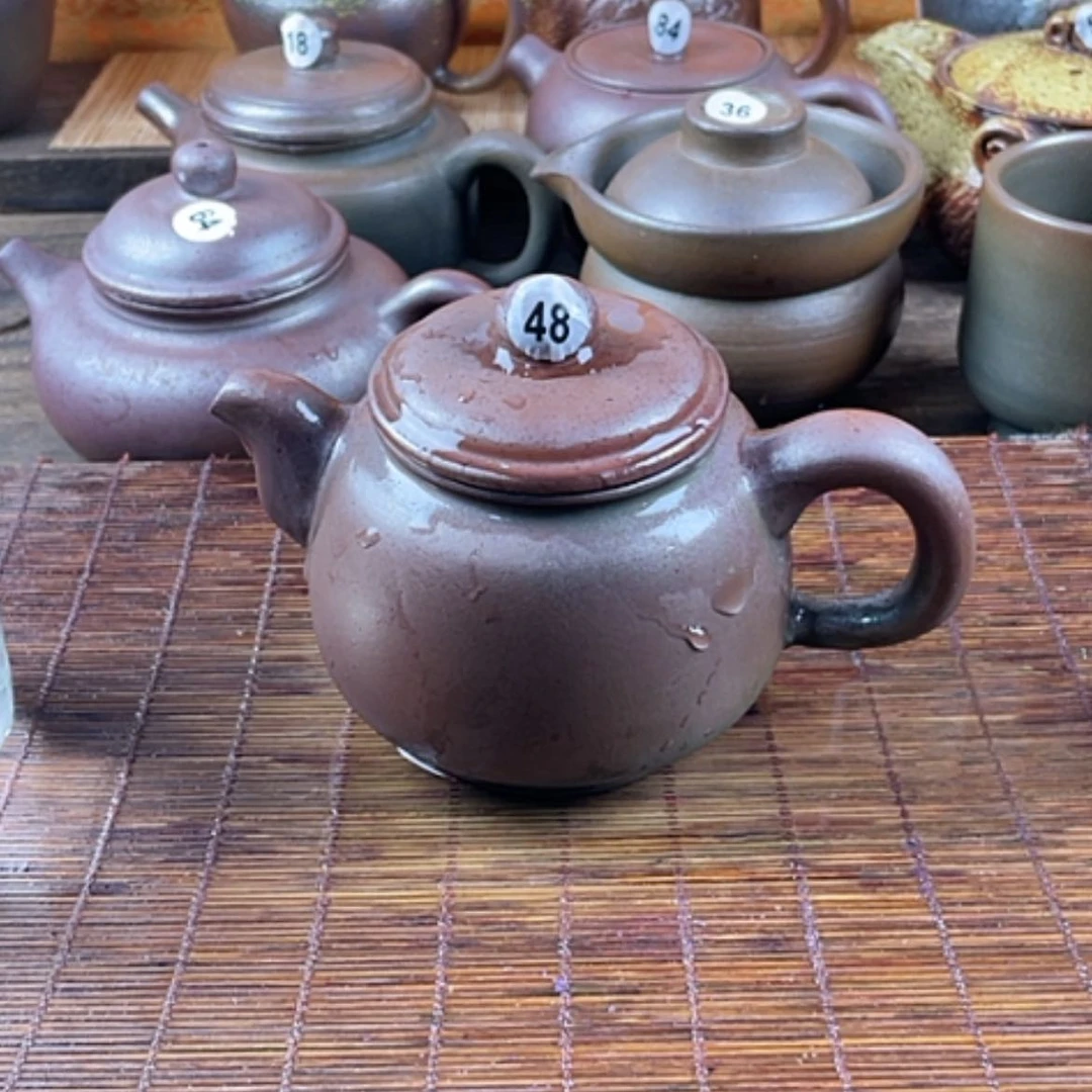 【闪购商品】柴烧茶壶260毫升左右瑕福利