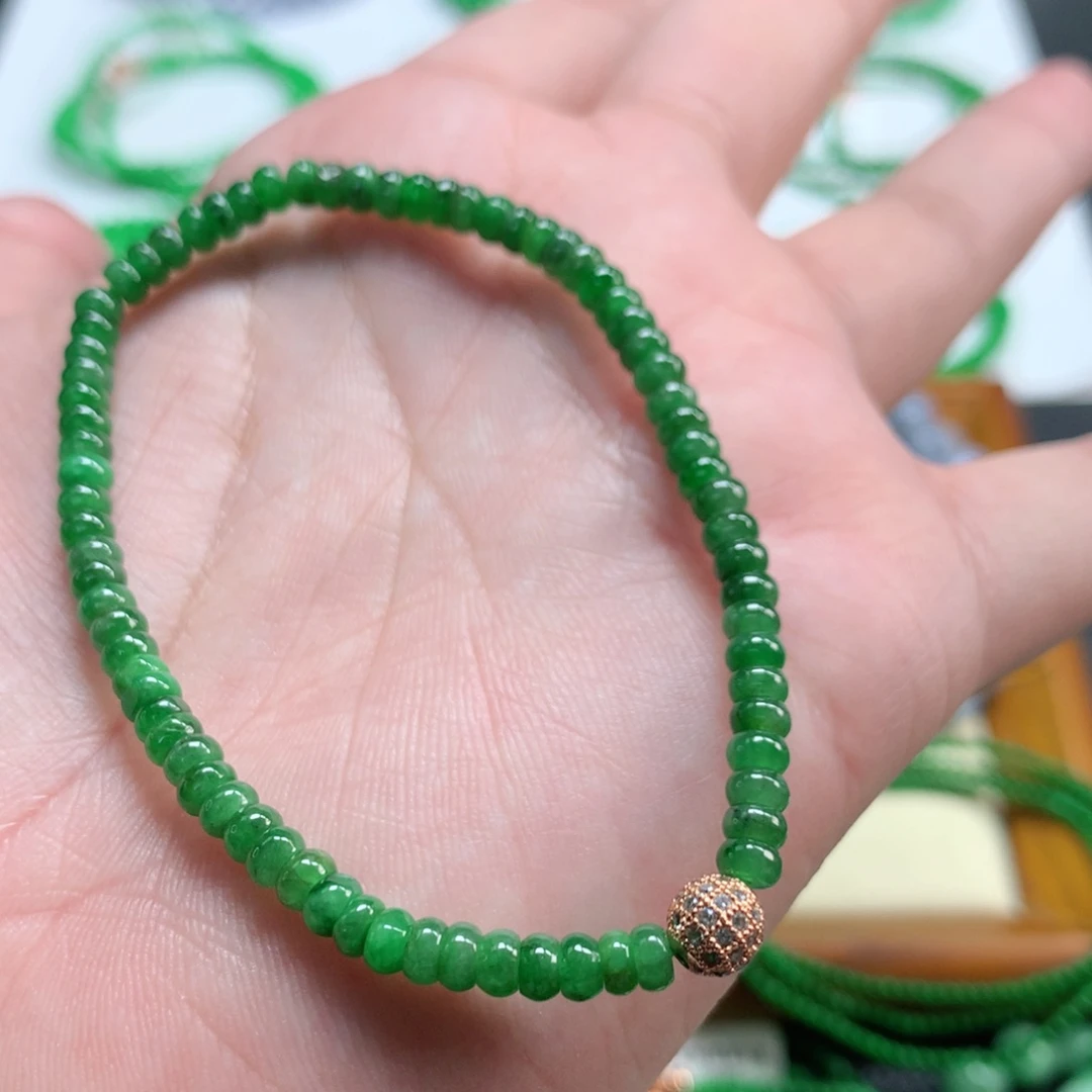 翡翠未镶嵌手链翡翠