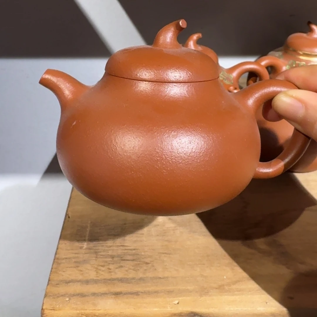 朱泥茶壶微瑕200毫升左右