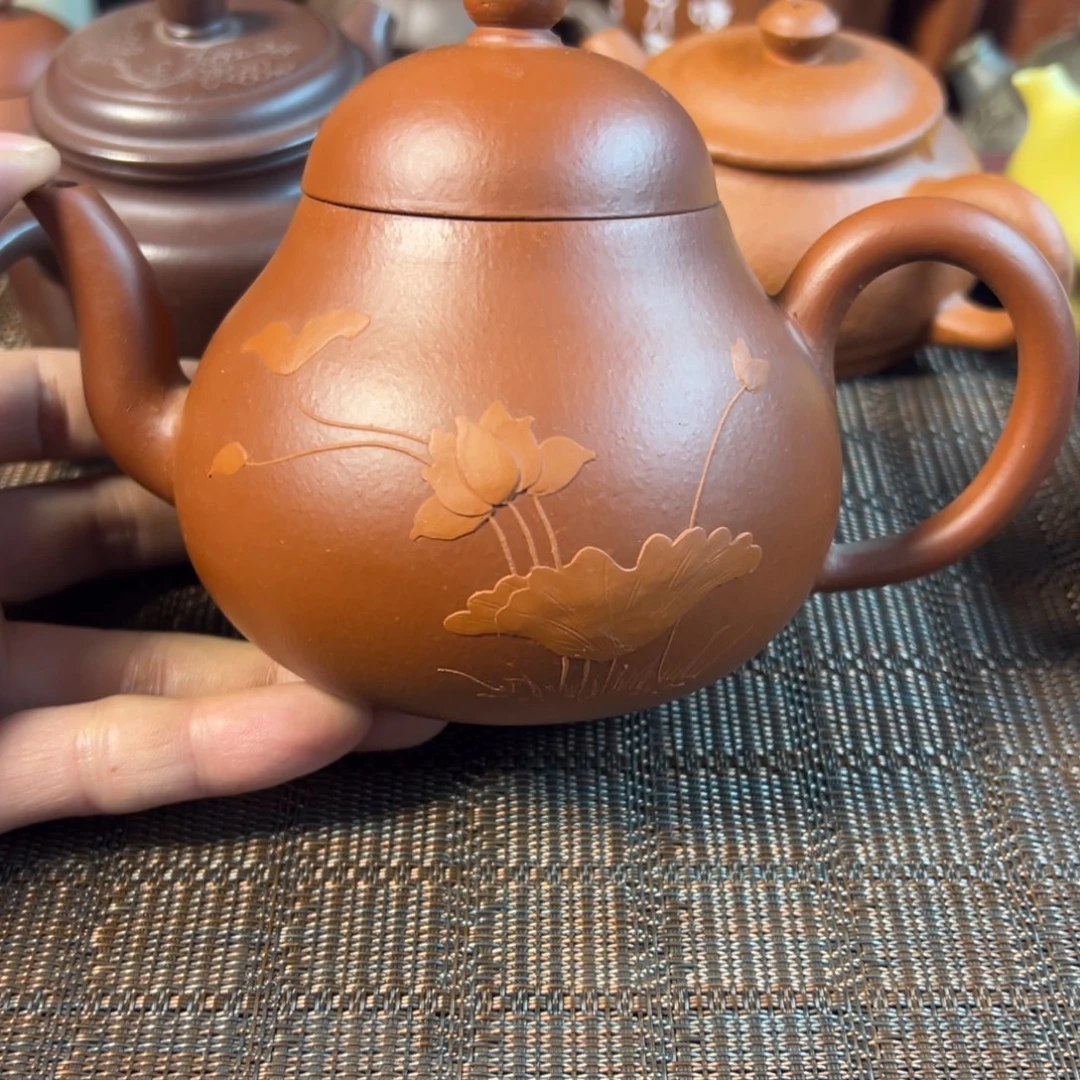 茶壶紫砂宜兴原矿紫砂壶350毫升容量