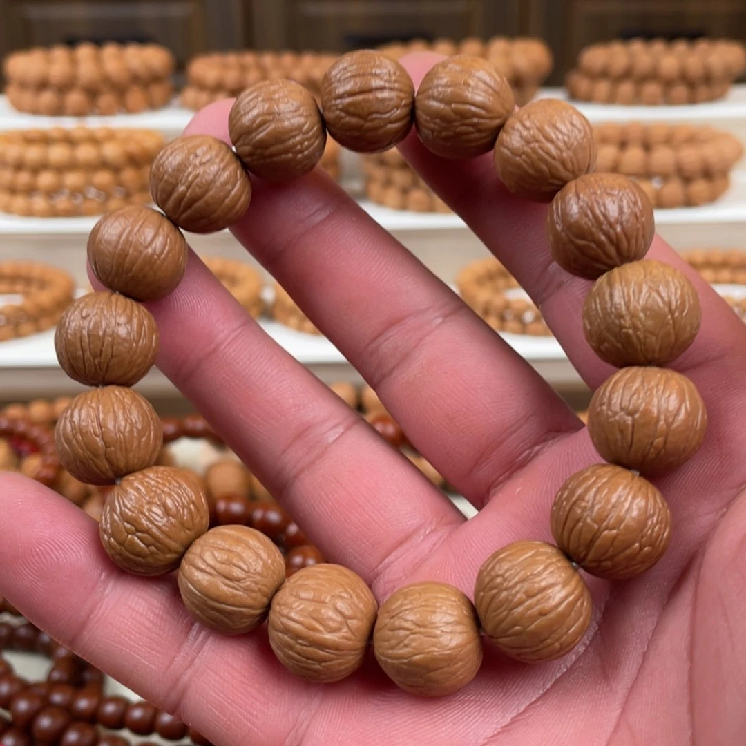 猴头核桃手串15mm+聚宝盆