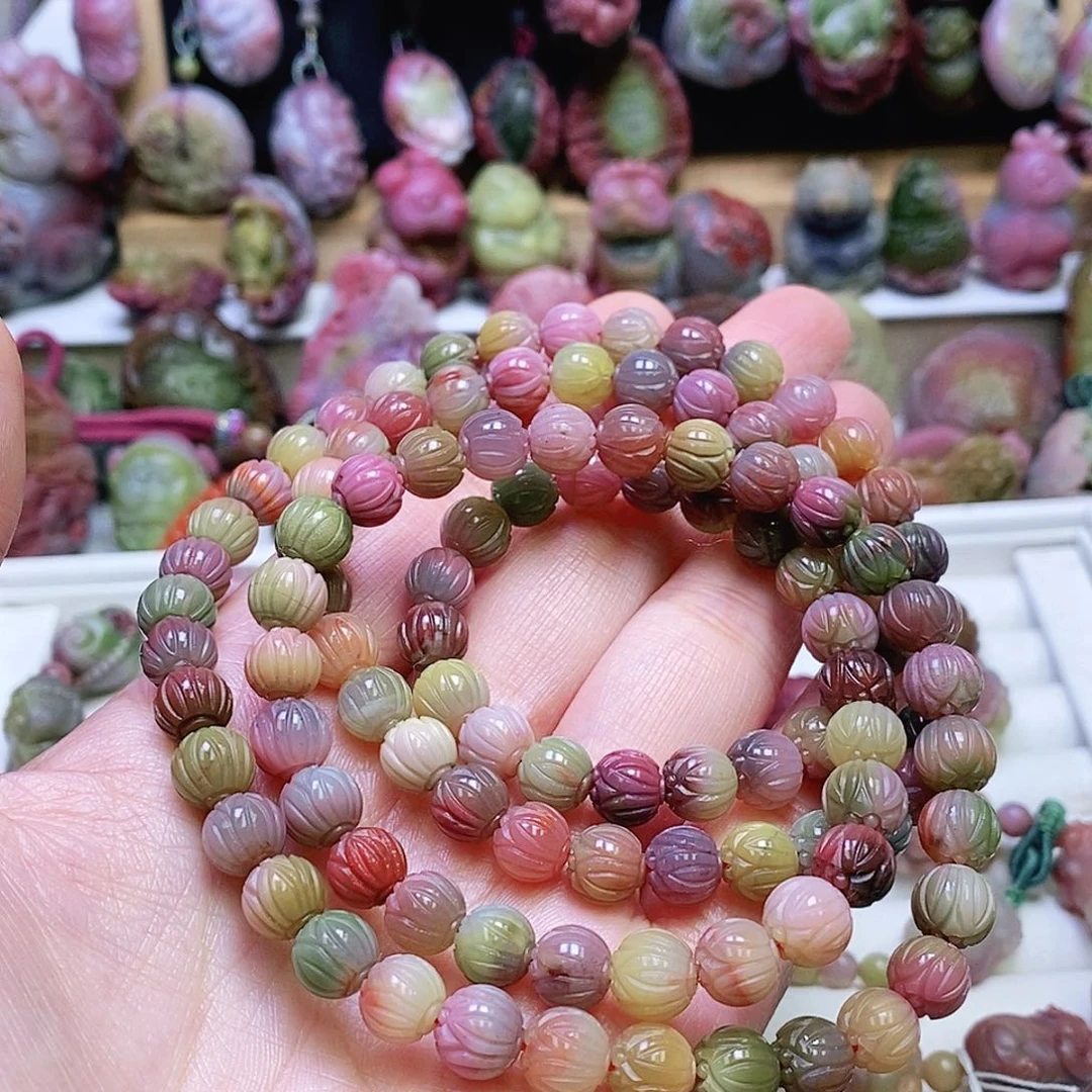 玛瑙/玉髓盐源玛瑙手链未镶嵌