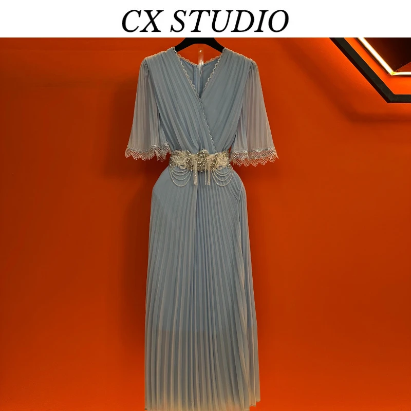 XH编码90 经典收腰轻奢时尚夏季连衣裙（定制女装）TG815