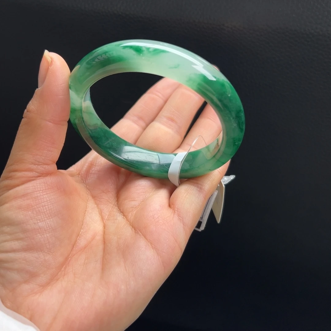 石英质玉未镶嵌手镯非洲翠5960