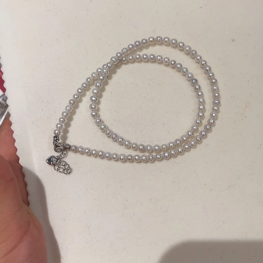 合金淡水珍珠耳饰