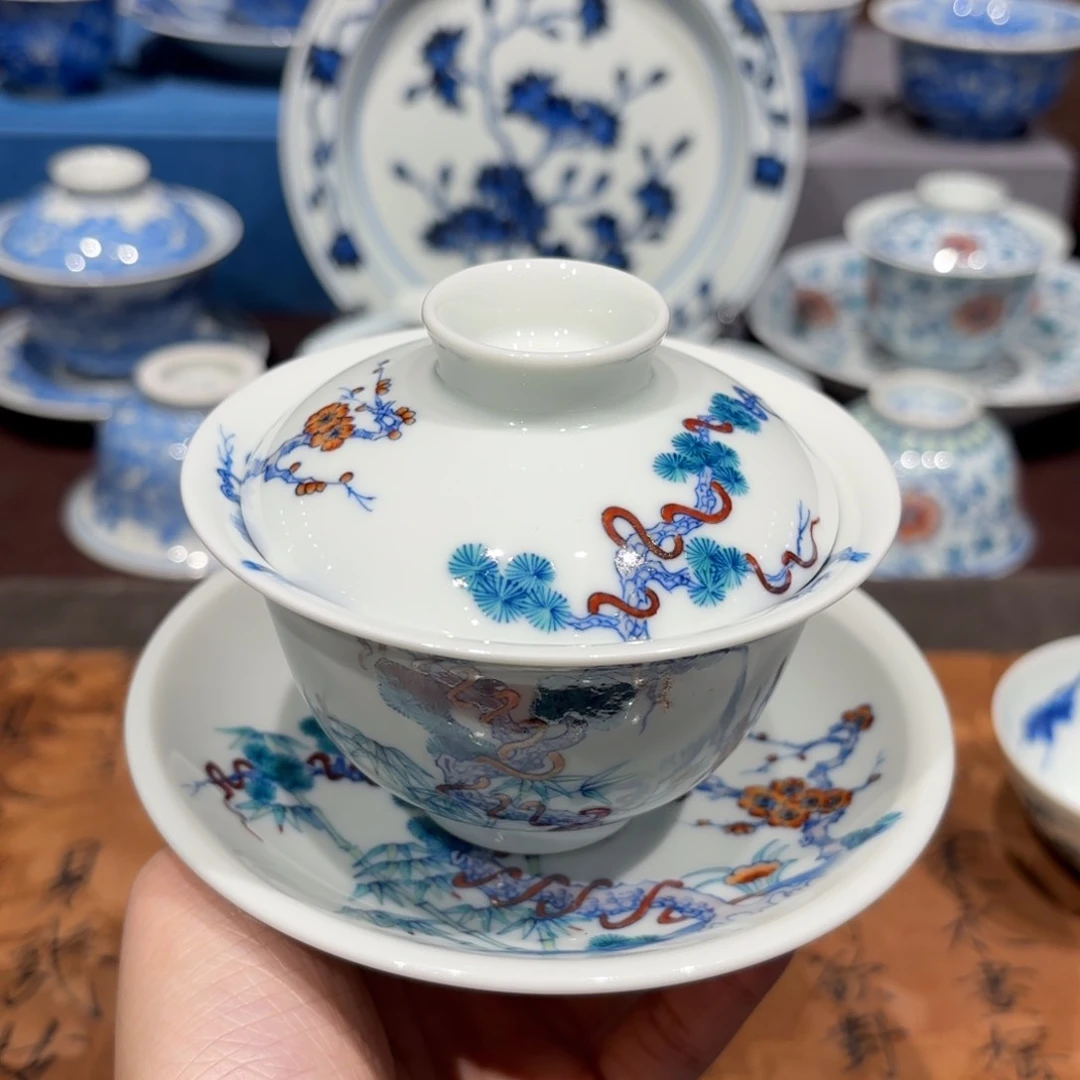 瓷片景德镇纯手工手绘