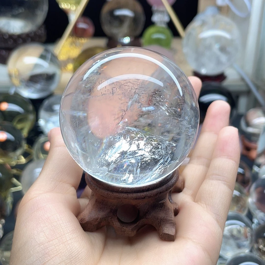 大***藏未镶嵌珠宝半成品水晶白水晶卡6A720