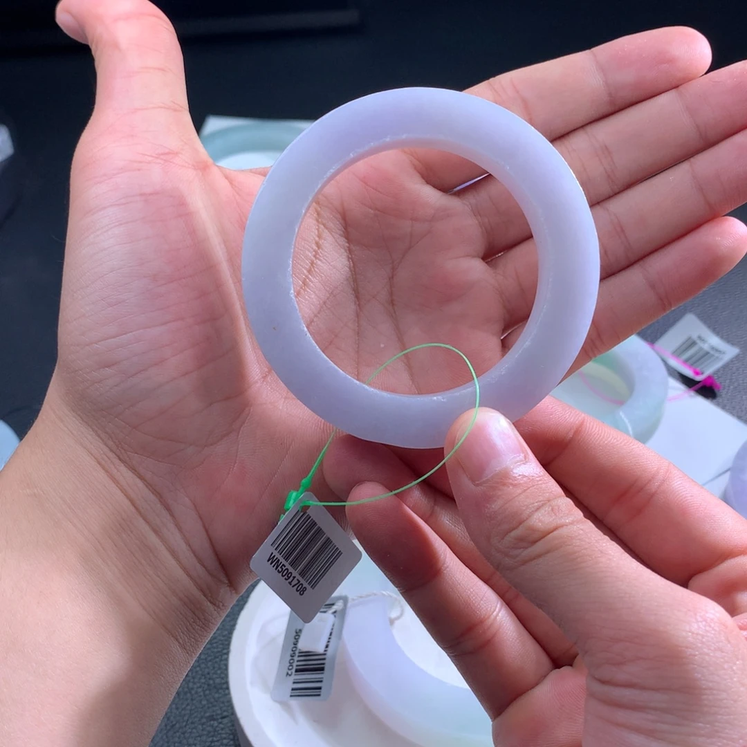 未镶嵌手镯定制翡翠53-58