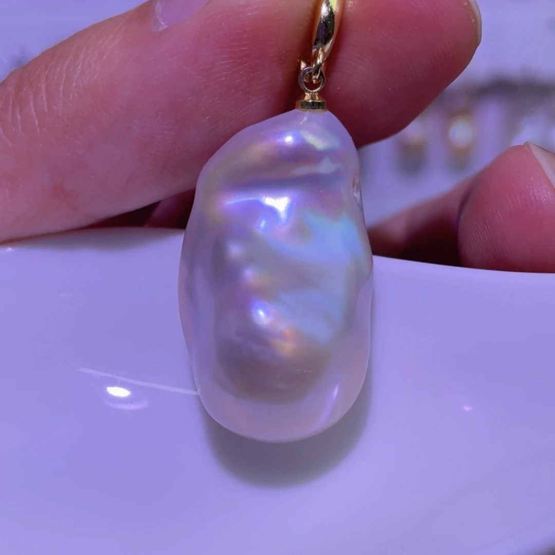 未镶嵌天然淡水珍珠吊坠淡水珍珠