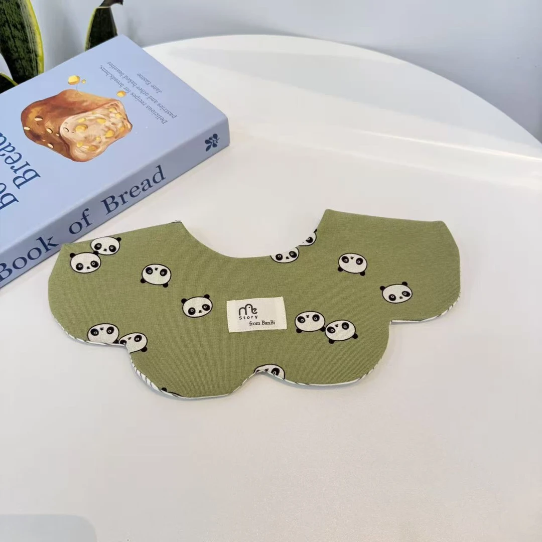 [238]侧标直播Ins婴儿口水巾宝宝围嘴柔软透气防吐奶围兜