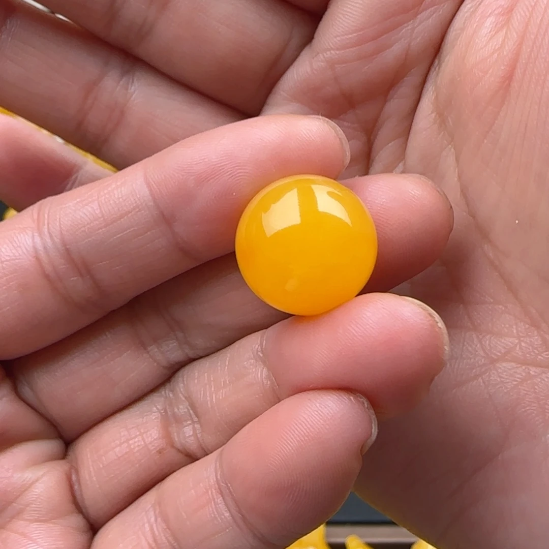 琥珀颈饰未镶嵌鑫*家焦皮珠子