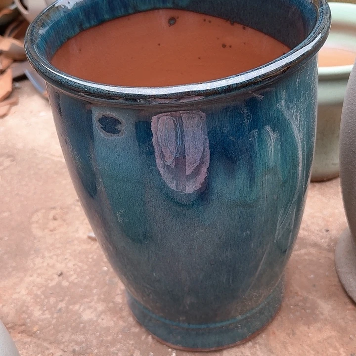 红陶微瑕花盆处理来啦