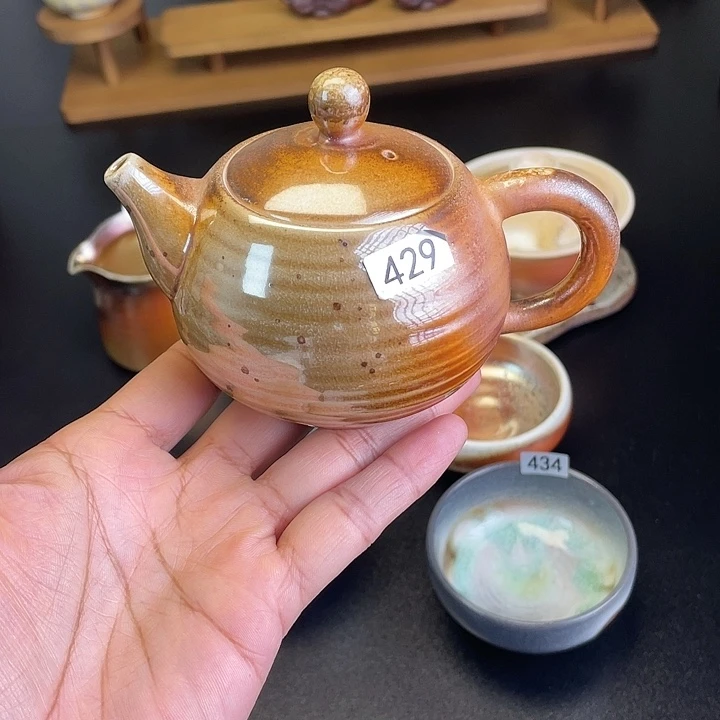 燃薪柴烧茶器西施壶