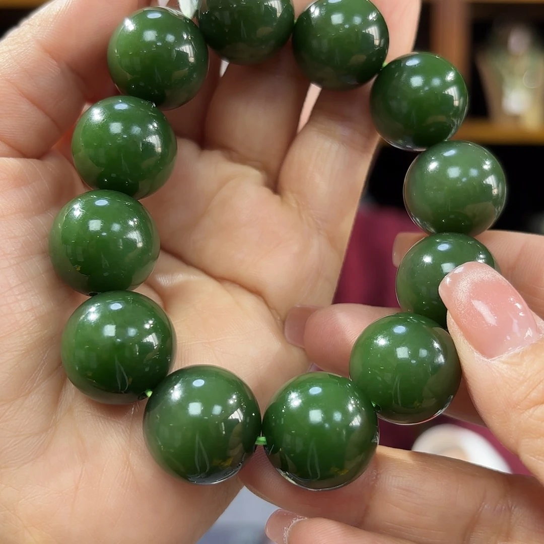 和田玉（碧玉）手串未镶嵌