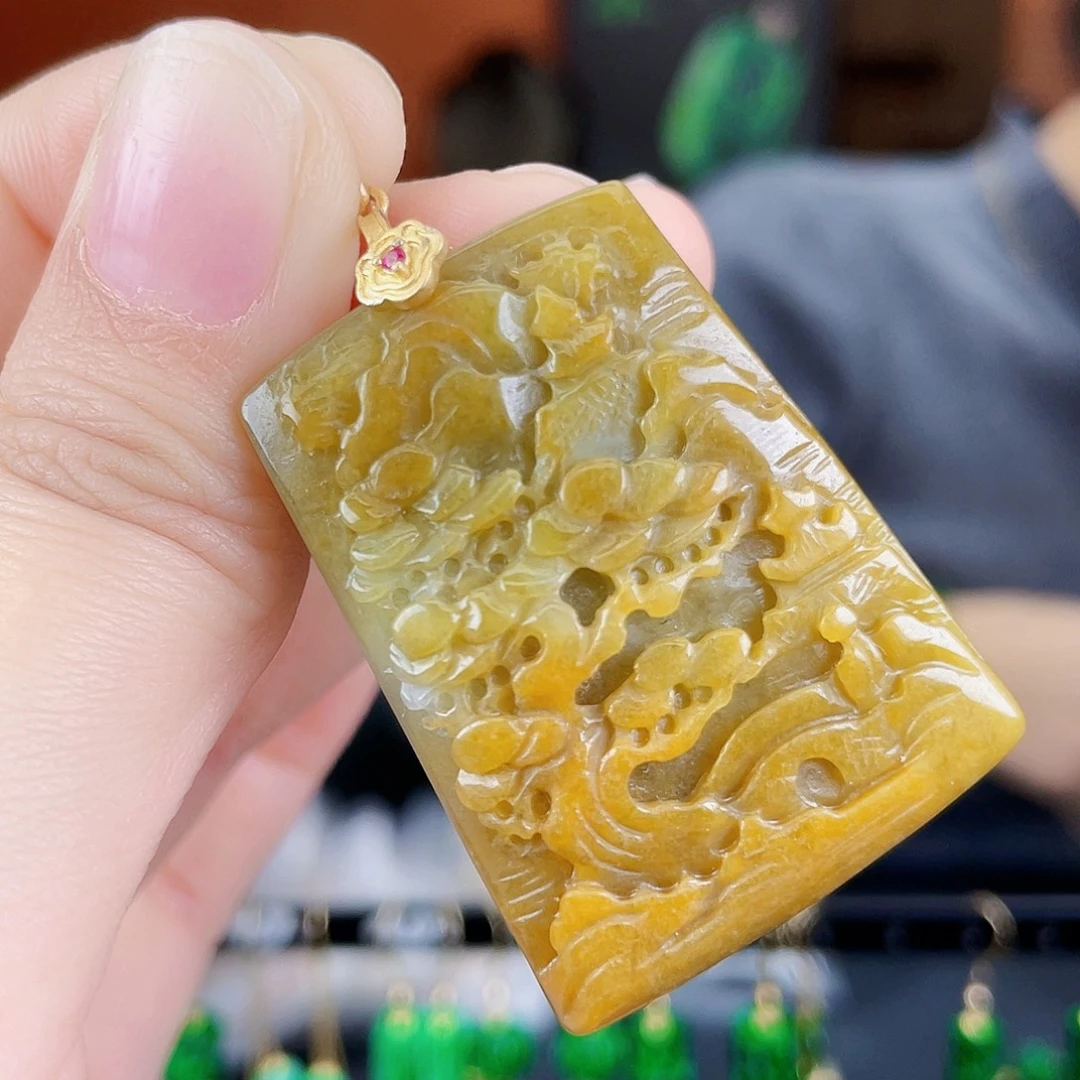 翡翠未镶嵌耳饰饰品