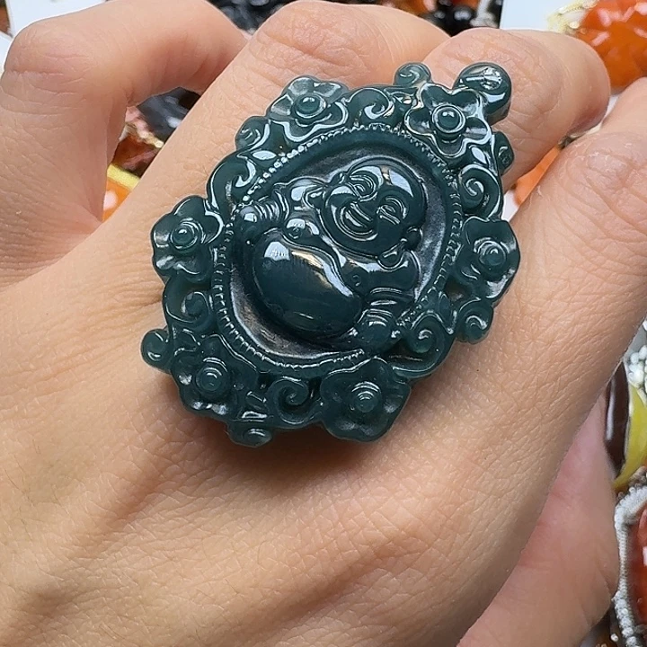 翡翠未镶嵌项链翡翠