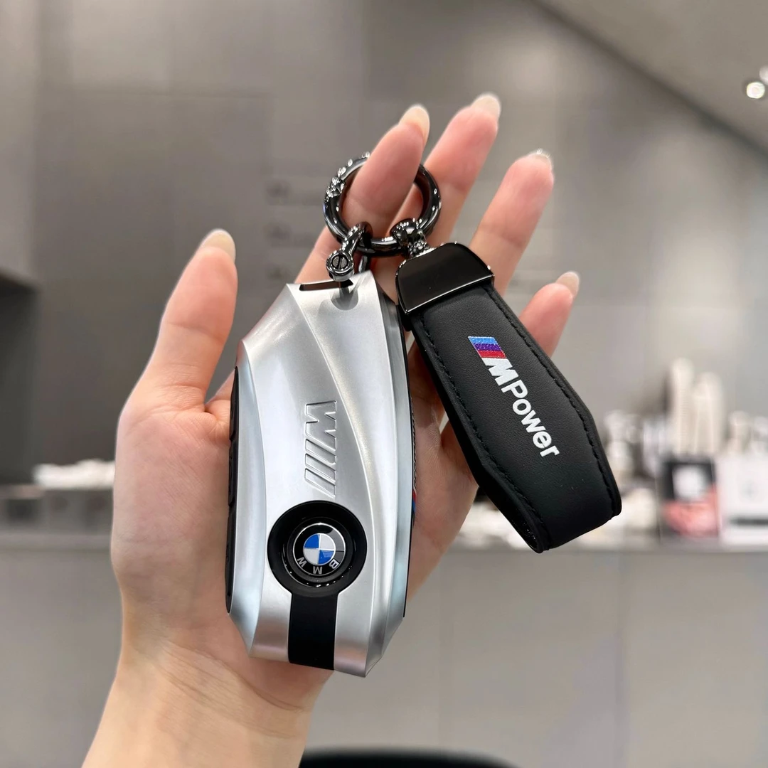 适用BMWX5L钥匙套25款5系530Li包X1 X2 新X3 X6 iX740Li车壳扣