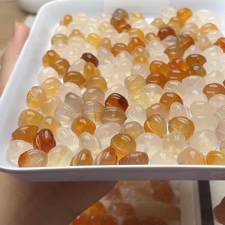 玛瑙/玉髓未镶嵌玛瑙榴莲面包/只