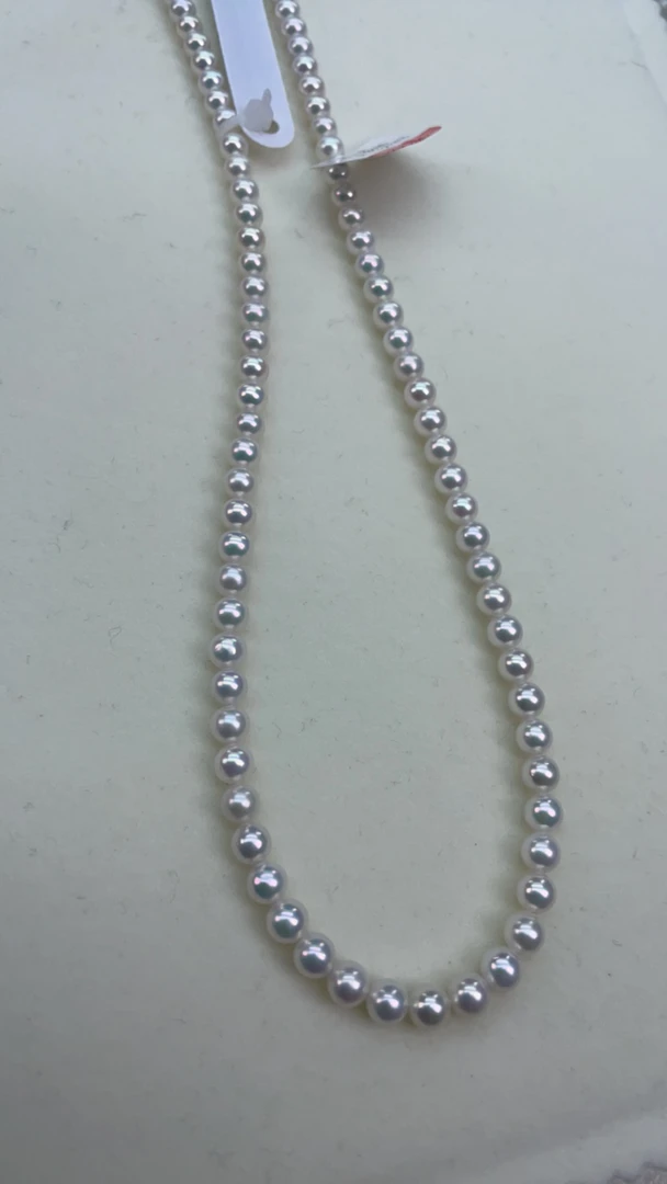 5-5.5极光正圆冷青白小灯泡极微瑕淡水