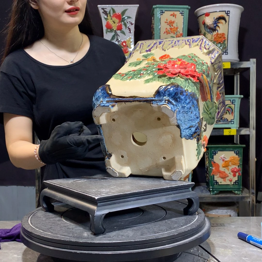 佛****）石湾盆 盆景盆